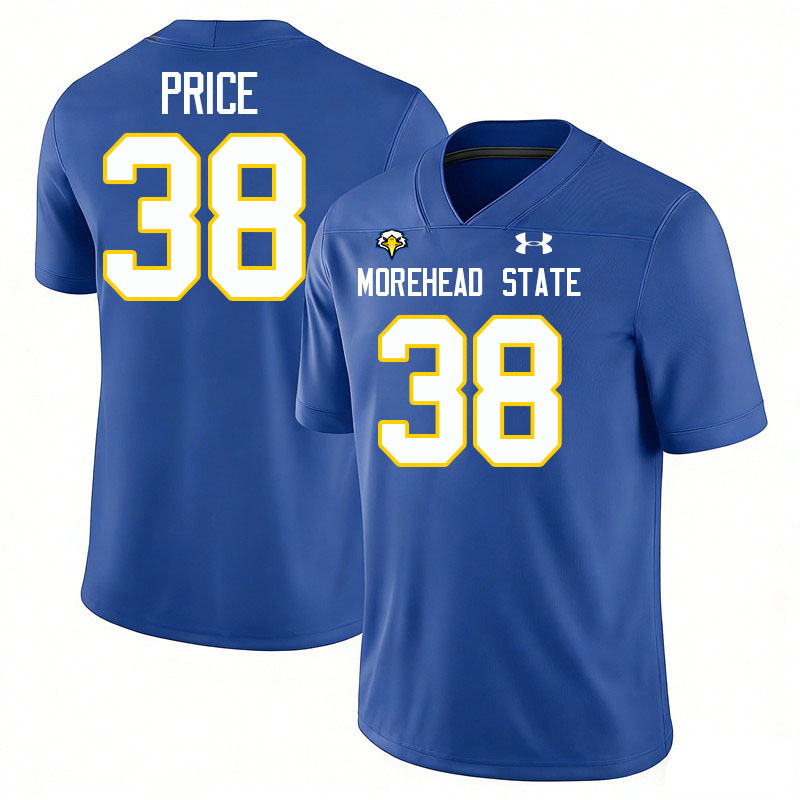 Morehead State Eagles #38 Jordan Price College Football Jerseys,Uniforms-Blue